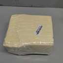 60 Pcs Ivory Linen-Feel Paper Napkins with Built-in Flatware Pocket, Beige Pocket Linen Napkin Prefolded Cloth Like Paper Cream Napkins Bulk for Silverware Birthday Reception Bathroom Weddings Party