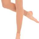 Danskin Women's Microfiber Footless Tights (Beige)