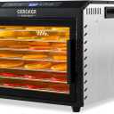 Food-Dehydrator Machine 7 Stainless Steel Trays, 6ft Small Food Dryer, 190F,24H Fruits Dehydrator, 800W Meat Dryer for Jerky,Mushroom,Herbs,Veggies,Dog Treats