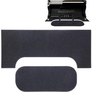 Piano Carpet Protector Sound Dampening, Soundproof Rug for Piano, Non-Slip Carpet Protect Pads, Floor Protect Mat Blankets 27 x 63 Inches