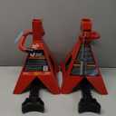 BIG RED T46002A Torin Steel Jack Stands: Double Locking, 6 Ton (12,000 lb) Capacity, Red, 1 Pair