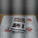 4 Pack 18 inches Outdoor Wall Lantern Light Fixture, Large Black Exterior Waterproof Wall Sconce, Anti-Rust Mount Porch Light with Clear Glass,E26 Socket