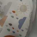 Fisher-Price Portable Baby Chair Sit-Me-Up Floor Seat with Developmental Toys & Machine Washable Seat Pad, Rainbow Showers (1 Count)