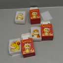 3pcs Mini Chinese New Year Snake Figurines, Lucky Snake Ornaments Year of The Snake 2025, Cartoon Snake Figurines Chinese Animal Statue Decoration, Colourful Box Set, Assorted