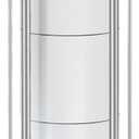 Brushed Nickel Toilet Paper Stand Free Standing Heavy Base 3 Rolls Toilet Paper Roll Holder for Bathroom Storage