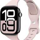 8 x STG Sport Slim Thin Narrow Silicone Bands Compatible with Apple Watch Band Ultra 3/2/1 49mm, Series 11/10 46/42mm, 9/8/7 45/41mm, SE 6/5/4 44/40mm, 3/2/1 42/38mm for Women Men (Abyss Blue)