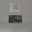 No Worries God Got me Clear Desk Decorative Sign, Inspirational Motivational Gifts Religious Bible Quotes Plaque, Positive Faith Acrylic Sign Home Office Desk Decor for Christian Men Women TZJ59