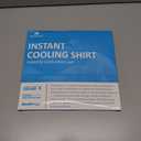 GearGlacier Instant Cooling Quick Dry Workout T-Shirt Men Undershirt Moisture Wicking Performance Running Comfort Tee (Blue, M)