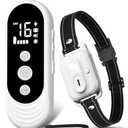 Dog Shock Collar, 3300ft Dog Training Collar with Remote, IPX7 Waterproof Rechargeable Sleek Modern Shock Collar for Small, Medium, Large Dogs with Beep, Vibration, Safety Shock, Light Mode, 8-120 lbs