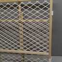 Toddleroo by North States - Diamond Mesh Wooden Baby Gate: Pressure Mounted Baby Gate for Doorways - Adjustable 26.5 to 42 Inches Wide - 23 Inches Tall