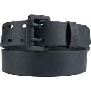 Carhartt Men's Casual Water Repellent Belts, w/Durable TPU Coated Webbing Material and Double-Prong Roller Buckle (36), Black W/ Matte Black Finish