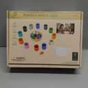 Rainbow Balls in Cups Toddler Montessori Toys for 3 Year Old Up, Kids Preschool Wooden Matching Games for Learning Color Sorting and Counting