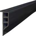 AlloTemlass 16Ft Dock Bumpers | Marine-Grade | High-Impact Absorption | Universal Dock Edge Protection | Includes Mounting Screws | Black