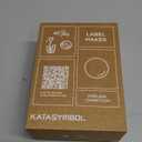 SUPVAN T50M Pro Bluetooth Label Maker Machine with Tape, Wide Waterproof Label, Versatile App with 30+ Fonts and 660+ Icons, Inkless Labeler for Home, Kitchen, School, Office Organization, Black