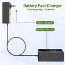 12V Lithium Charger for Ryobi CB120L CB121L BPL-1220 L1212R CD100 130503001 130503005 (not for CB120N) for Ryobi 12V Portable Charger