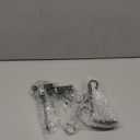 EGUARTE 2-in-1 Fireplace Stocking and Garland Hanger for Mantel Adjustable Garland Holder,Heavy Duty Christmas Decoration Hook, No Drill,Holds Up to 20 lbs (3Pcs)