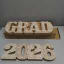 Graduation Decorations 2026-2 LED Long Marquee Light Up Letters 'Grad 2026' - Class of 2026 Graduation Party Decorations Sign for Kindergarten High School College Decor Table Centerpieces Ornaments