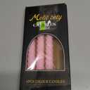 8 Inch Taper Spiral Candle Set of 4 Tapered Candles, 5 hrs,Smokeless,Tall Candlesticks, Home Dinner, Party, Wedding, Halloween, Christmas (4, Pink, 20cm)