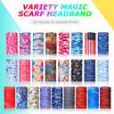 JaGely Summer Neck Gaiters for Men Multi Cooling UV Protection Neck Gaiter for Sun Protection Face Mask Balaclava Motorcycle