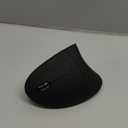 KUNSI Left Handed Mouse, 2.4G Wireless Left Handed Ergonomic Mouse with 800/1200/1600 Adjustable DPI, 6 Buttons Wireless Vertical Mouse for MacBook/Laptop/PC/DesktopBlack