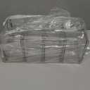 2PACK Clear Acrylic Kids Shoe Rack for Closet Organizers and Storage, Small Clear Shoe Rack 4 Sections Toddler Baby Shoe Storage Organizer Stackable Shoe Shelf,Desk File Sorter Book Purse Organizer (2pcs)