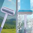 2 x moonoom 2 Pcs 4 in1 Mesh Screen Cleaner, Detachable Window Screen Cleanning Brush with Wet and Dry Dual-Use, Multi-functional Window Glass Net Cleaner Tool for Dusty Corners