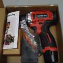 GardenJoy Cordless Power Drill Set: 12V Electric Drill with Battery and Charger, 34pcs Acessories, 3/8"Keyless Chuck, 2 Variable Speed, 24+1 Position, Compact Drill Driver Kit for Home & DIY Project