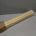 Pllieay 60 Pieces Wooden Sticks for Crafts, Bamboo Sticks Wooden Craft Sticks Extra Long Sticks for Crafting (15.75 Inches Length × 0.35 Inches Width)