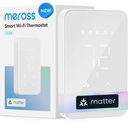 Meross Matter Smart Thermostat for Electric Baseboard Heater, Works with Alexa, HomeKit, Google, SmartThings, Programmable WiFi Thermostat for House, Energy Saving, App & Voice Control for Smart Home