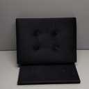 Small Storage Ottoman Foot Rest, Velvet Ottoman with Storage and Side Pocket, Black Foot Rest for Couch, Foldable Footstool for Chair, Living Room&Dorm, 16"x12"x12"