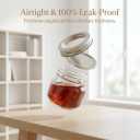 8 oz Mason Jars with Airtight Silver Lids - 30 Pack Small Glass Jars Set with Labels, Twine & Mesh Bags - Wide Mouth Canning Jars for Party Favors, Baby Shower, Wedding & Bulk Crafts