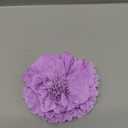 Women's Bohemia Peony Flowers Hairpin Hair Clip Flower Brooch for Travel Party Festivals (Lavender) (Pack of 1)
