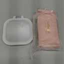 FUNTOUCH Rechargeable Travel Makeup Mirror, 30X/1X Rechargeable Double Sides Magnifying Mirror with 3 Light Settings & Adjustable Brightness,Compact Mirror with PU Bag Valentine's Day Gift, White