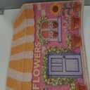 Tinideya Spring Doormat Flower Shop Welcome Door Mat 27.6 x 15.7 Inch Cute Floral Cottage Mat with Sunflower Windows Artificial Coir Non Slip Entrance Rugs for Home Indoor Outdoor Front Bathroom Decor