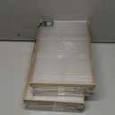 EHWINE 12 Pack Acrylic Sign Holder 5 x 7, Double Sided Gold Picture Frame Stand up Table Top Sign Holders, Clear Display Stand Menu Flyer Holder for Wedding Party (Provide Non-slip Mats)