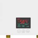 Electric Tankless Water Heater 110V, Instant Hot Water with Auto Temp Control & Self-Check, Mini Design for Bathroom Kitchen (3KW White)