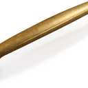 Goo-Ki 6 Pack Antique Brass 5-Inch(128mm) Center to Center Arch Cabinet Pulls Drawer Handles Zinc Alloy Mid-Century Modern Hardware for Kitchen and Bathroom Cupboard