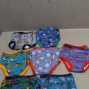 MooMoo Baby Potty Training Underwear 10 Packs Absorbent Toddler Training Pants for Boys and Girls Cotton Pee Pants, Size 4T