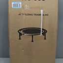 ZCMHAXJ Foldable Mini Trampoline, 36"/40"/48" Rebounder Trampoline for Adults & Kids, 440lbs Capacity Indoor Fitness Workout Exercise Equipment