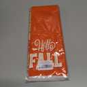 2Pcs Orange Stripe Dot Pumpkin Hello Fall Kitchen Towels Fall Kitchen Decor for Home Autumn Thanksgiving Harvest Gifts Waffle Weave Dish Tea Hand Towels for Farmhouse Kitchen Bathroom 14 x 23 Inches