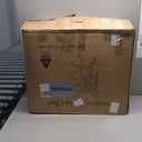 Office Desk Chair, Ergonomic Computer Chair with Padded Flip-Up Arms and Adjustable Lumbar Support, PU Leather Executive Chair with Tilt Lock and 360° Swivel Rolling Wheels for Work, Study, Pink