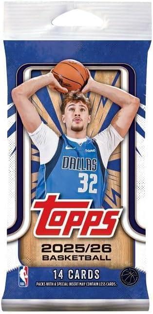 2025-2026 Topps NBA Basketball Trading Card Retail Pack