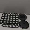 K Cup Holder, Coffee Pod Storage Carousel Holder Organizer Compatible with 40 Keurig K-Cup Pods, Home or Office Kitchen Counter OrganizerBlack