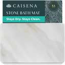 Extra Large Diatomaceous Earth Stone Bath Mat (32" x 20") | Off White XL