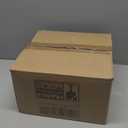 Liuruiyu Glass Storage Jars 12 * 8cm [Set of 6],Clear Glass Food Storage Containers with Airtight Bamboo Lid Stackable Kitchen Canisters for Candy,Cookie,Rice,Sugar,Flour,Pasta(Square)