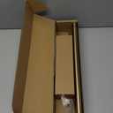 WORLD RODS Industrial Curtain Rods 18 to 45 in,Blackout Curtain Rod,Adjustable Length,1 in Diameter Pipe,Wall or Ceiling Mounted,for Bedroom and Living Room (Antique Brass18 to 45)