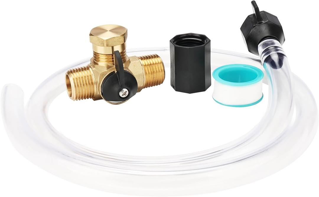 RVGURD RV Pump Converter Winterizing Kit, Water System Antifreeze Pump Converter, For Boat/RV Water Pump to Fill Pipes With Antifreeze