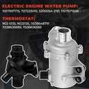 Electric Engine Water Pump W/Thermostat, Compatible with BMW 320i, 320i xDrive, 328i, 328i xDrive, 328i GT xDrive, 528i, 528i xDrive, 428i, 428i Gran Coupe, 428i xDrive Gran Coupe, X1, X3, X5, Z4