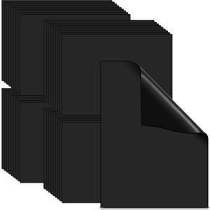 36 Pack Non Adhesive Magnetic Sheet 8.5 x 11 Inch Flexible Magnetic Tape Sheets for Crafts for Arts and Crafts Scrapbooking DIY Photograph, Easy to Organize and Cut