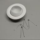 #US V2030-WH 5" Adj Round Eyeball PAR30 75W Compatible Trim for Recessed